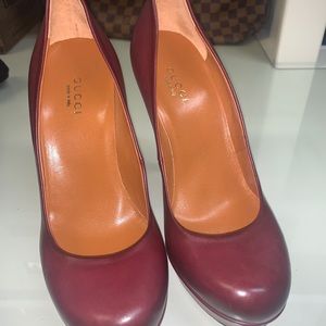 AUTH Gucci Betty Platform  Pump Heels Shoes 4 / 35